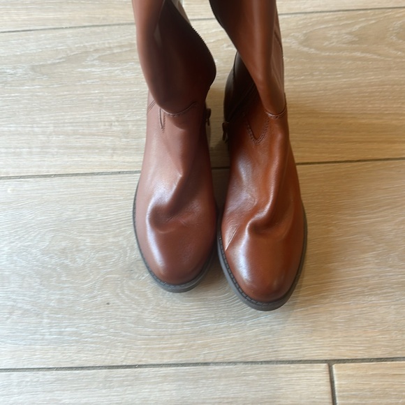 INC WOMENS EQUESTRIAN CHESNUT BROWN RIDING BOOTS FRYE STYLE VIRAL SIZE 6 - Picture 4 of 10